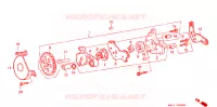 POMPE A HUILE pour Honda XR 250 R de 1992