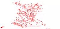 CADRE pour Honda XR 250 R de 1990
