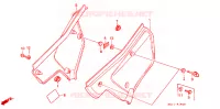 COUVERCLES LATERAUX pour Honda XR 250 R de 1990
