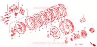 EMBRAYAGE pour Honda XR 250 R de 1990