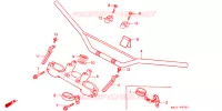 GUIDON   TE DE FOURCHE pour Honda XR 250 R de 1990