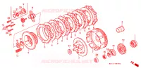 EMBRAYAGE pour Honda XR 250 R de 1985