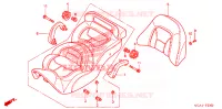 SELLE pour Honda GL 1800 GOLD WING ABS NAVI de 2007