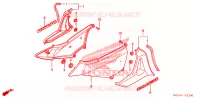 COUVERCLES LATERAUX pour Honda GL 1800 GOLD WING BASE de 2007