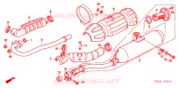 SILENCIEUX D'ECHAPPEMENT pour Honda FOURTRAX 500 FOREMAN RUBICON Hydrostatic de 2007