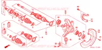 ARBRE DE ROUE  pour Honda FOURTRAX 500 RUBICON Hydrostatic de 2007