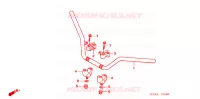 GUIDON pour Honda FOURTRAX 500 RUBICON Hydrostatic de 2007