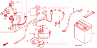 BATTERIE pour Honda FOURTRAX 500 FOREMAN 4X4 Electric Shift de 2007