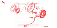 ALTERNATEUR pour Honda FOURTRAX 500 FOREMAN 4X4 Electric Shift, Power Steering de 2007