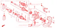 ARBRE DE ROUE  pour Honda FOURTRAX 500 FOREMAN 4X4 Electric Shift, Power Steering de 2007