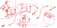 BATTERIE pour Honda FOURTRAX 500 FOREMAN 4X4 Electric Shift, Power Steering de 2007