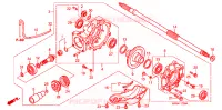 COUPLE CONIQUE pour Honda FOURTRAX 500 FOREMAN 4X4 Electric Shift, Power Steering de 2007