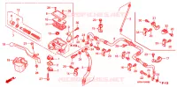 MAITRE CYLINDRE DE FREIN AVANT pour Honda FOURTRAX 500 FOREMAN 4X4 Electric Shift, Power Steering de 2007