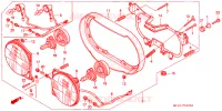PHARE pour Honda AFRICA TWIN 750 50HP de 2000