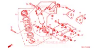 AMORTISSEUR ARRIERE pour Honda CBR 900 RR de 1995
