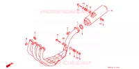 SILENCIEUX D'ECHAPPEMENT pour Honda CBR 900 RR de 1995