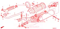 SILENCIEUX D'ECHAPPEMENT pour Honda FOURTRAX 500 FOREMAN RUBICON GPS EPS de 2009