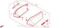 COUVERCLE LATERAUX pour Honda GL 1500 GOLD WING de 1990
