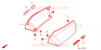 COUVERCLES LATERAUX pour Honda GL 1500 GOLD WING de 1990