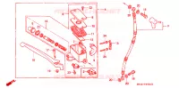MAITRE CYLINDRE DE FREIN AVANT pour Honda GL 1500 GOLD WING SE de 1993