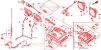 RADIO pour Honda GL 1500 GOLD WING SE de 1993