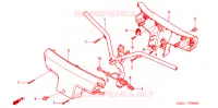 GUIDON   CARENAGE pour Honda 50 GYRO CANOPY DECK TYPE de 1997