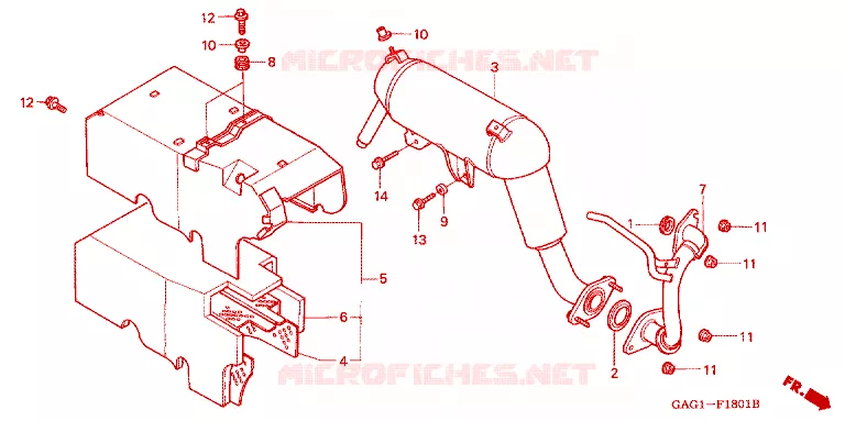 SILENCIEUX D'ECHAPPEMENT Honda SCOOTER 50 GYRO 2004  TC504