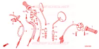 CABLES   COMMODOS   LEVIERS   POIGNEES pour Honda LITTLE CUB 50 CELL de 2008