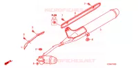 ECHAPPEMENT pour Honda LITTLE CUB 50 CELL de 2008