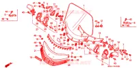 PARE BRISE pour Honda GL 1500 GOLD WING Hamamatsu factory de 1988