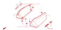COUVERCLES LATERAUX pour Honda GL 1500 GOLD WING ASPENCADE de 1992