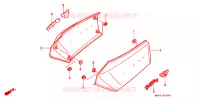 COUVERCLES LATERAUX pour Honda GL 1500 GOLD WING Ohio factory de 1988
