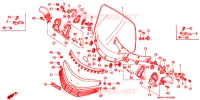 PARE BRISE pour Honda GL 1500 GOLD WING Ohio factory de 1988