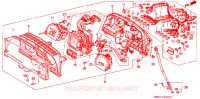 COMPTEUR pour Honda GL 1500 GOLD WING INTERSTATE de 1990