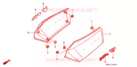 COUVERCLES LATERAUX pour Honda GL 1500 GOLD WING INTERSTATE de 1990