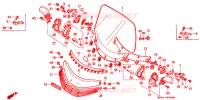PARE BRISE pour Honda GL 1500 GOLD WING INTERSTATE de 1990