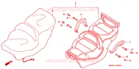 SELLE pour Honda GL 1500 GOLD WING INTERSTATE de 1990