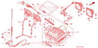 RADIO pour Honda GL 1500 GOLD WING ASPENCADE de 2000