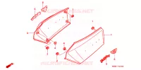 COUVERCLES LATERAUX pour Honda GL 1500 GOLD WING ASPENCADE de 1995