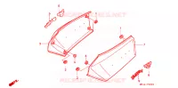 COUVERCLES LATERAUX pour Honda GL 1500 GOLD WING SE de 1992