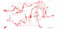 PEDALE pour Honda GL 1500 GOLD WING SE de 1992