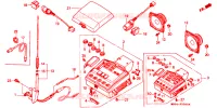 RADIO pour Honda GL 1500 GOLD WING SE de 1991