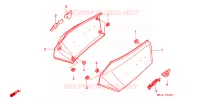 COUVERCLES LATERAUX pour Honda GL 1500 GOLD WING SE de 1992