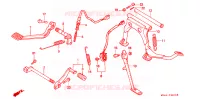 PEDALE pour Honda GL 1500 GOLD WING SE de 1992