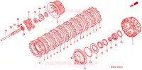 EMBRAYAGE pour Honda GL 1500 GOLD WING SE 20th aniversary de 1995