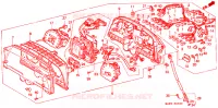 COMPTEUR pour Honda GL 1500 GOLD WING SE de 1996