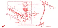 MAITRE CYLINDRE DE FREIN AVANT pour Honda GL 1500 GOLD WING SE de 1996