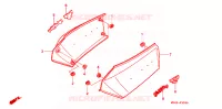 COUVERCLES LATERAUX pour Honda GL 1500 GOLD WING INTERSTATE de 1992