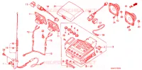 RADIO pour Honda GL 1500 GOLD WING SE de 2000