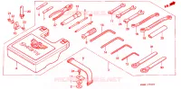 OUTIL pour Honda GL 1500 GOLD WING SE de 1998